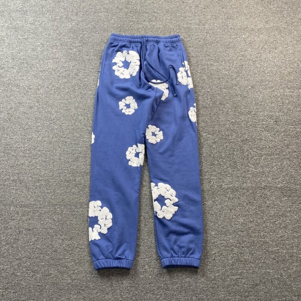 Denim Tears The Cotton Wreath Sweatpants Blue